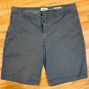 Goodfellow & Co Men's Flat Front Chino Shorts Gray 36 Casual Outdoor Everyday